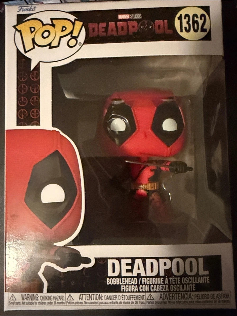 Funko Deadpool Pop! Bobblehead #1362 Deadpool #1362 NWT